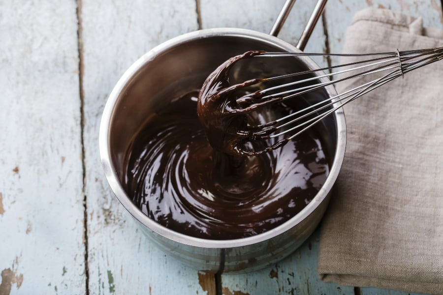 Chocolate Ganache With Cocoa Powder