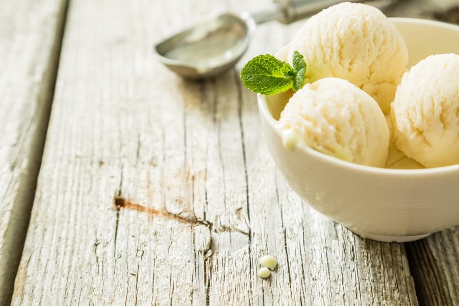 No Churn Vanilla Ice Cream Without Heavy Cream