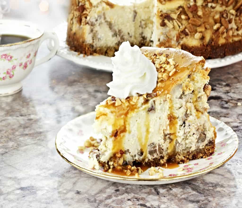 piece of pecan butterscotch pie
