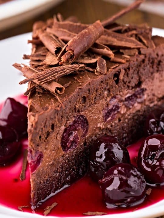 Chocolate Cake With Cherry Pie Filling