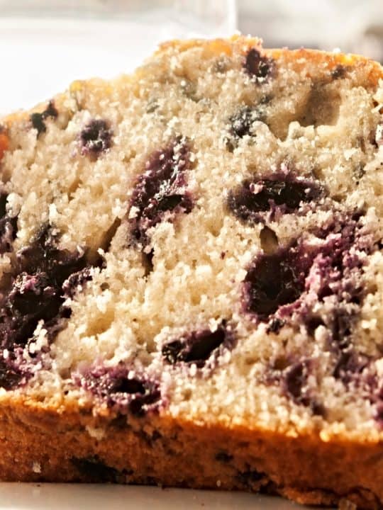 Fresh Blueberry Coffee Cake (Homemade Recipe)