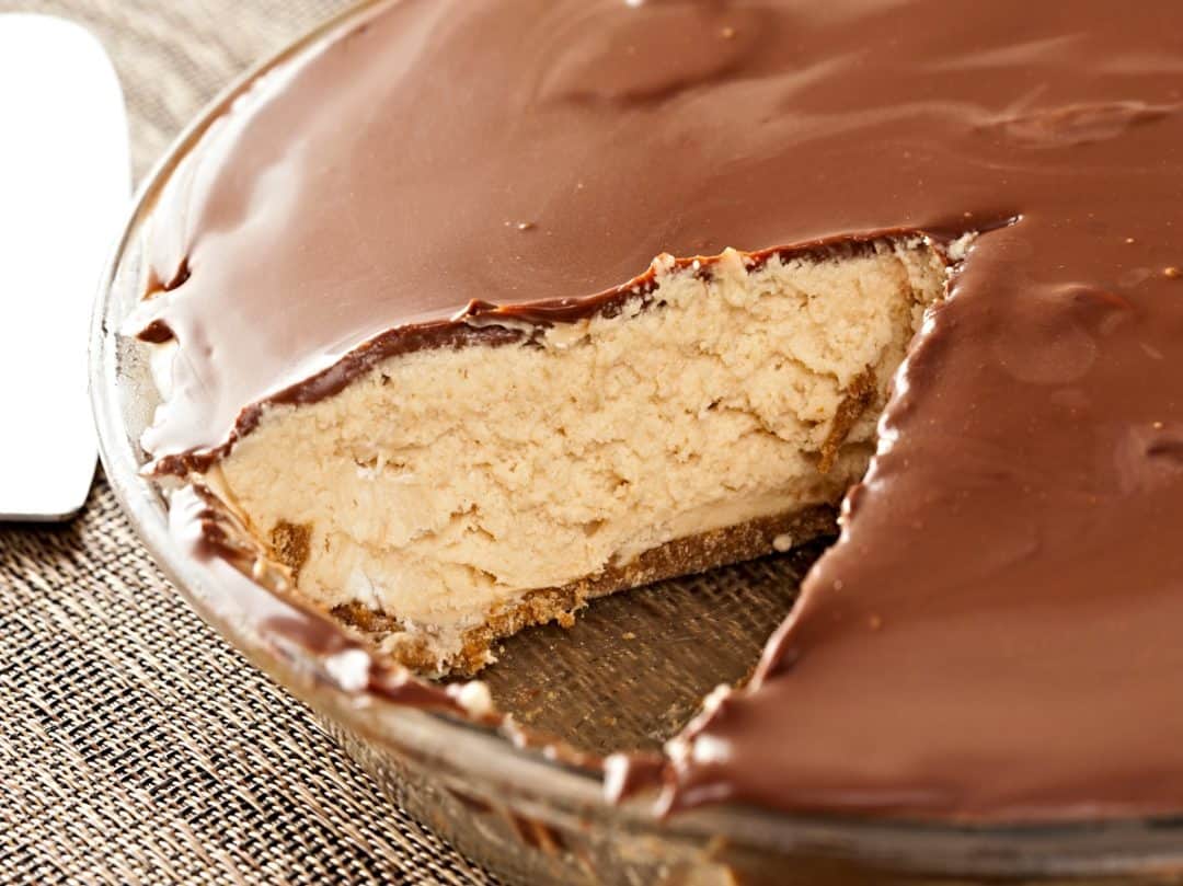 Easy Peanut Butter Pie With Cool Whip Treat Dreams   Peanut Butter Cream Pie With Chocolate Ganache Topping 1080x809 